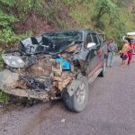 မိုးရွာ၍လမ်း​ချော်ပြီး ကျိုင်းတုံ-တာချီလိတ်ကားလမ်းမပေါ် ယာဉ်တိုက်မှု ဖြစ်ပွား (၂)ဦး ဒဏ်ရာရ